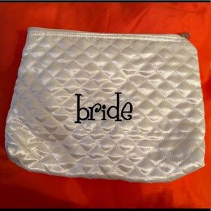 BRIDAL BRIDE COSMETIC BAG WHITE COLOR 🌸